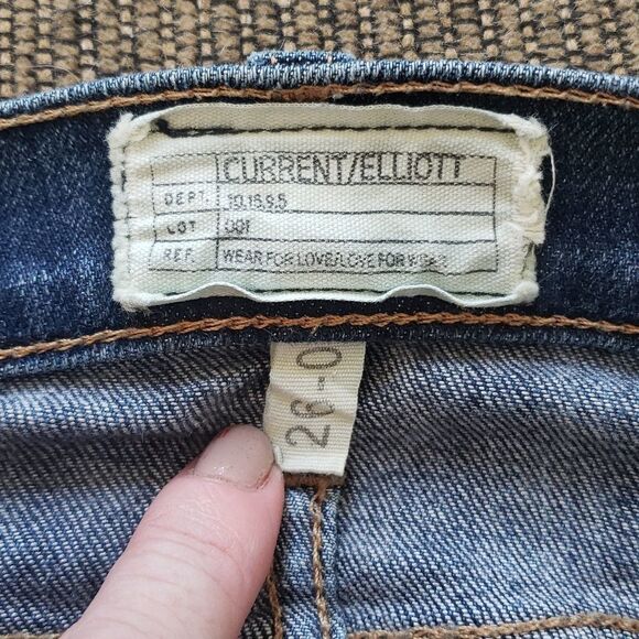 CURRENT ELLIOTT The Stilletto Skinny Jean medium blue color - Picture 11 of 12